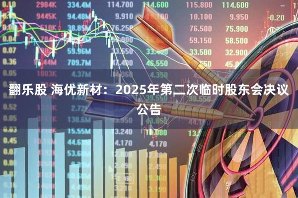 翻乐股 海优新材：2025年第二次临时股东会决议公告