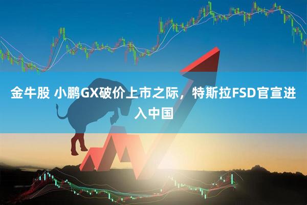 金牛股 小鹏GX破价上市之际，特斯拉FSD官宣进入中国